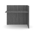 PL180 23X42 GALLERY RETURN- Newport Gray