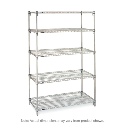 Metro 5A537C Super Adjustable Super Erecta Starter Shelving Unit 36"W X 24"D X 74"H Wire Shelves