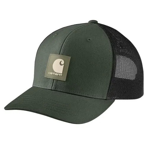 CARHARTT 105216 - Rugged Flex Twill Mesh-Back Logo Patch Cap - Forestry Green