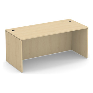 PL102 66"W x 30"D DESK SHELL - Maple