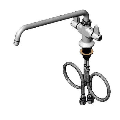 T&S Brass 5F-2SLX18 Equip Faucet 18" Swing Nozzle