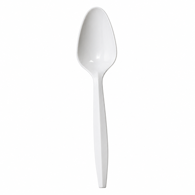 FSE 630-272 Medium-Weight White Disposable Teaspoon