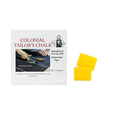 Perfection Master "Old Tailor" Tailor's Crayons, 32 Pieces, Yellow