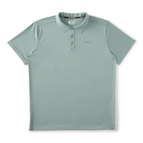 CARHARTT 106901 - Force Sun Defender Relaxed Fit Lightweight Short Sleeve Polo - Green Slate Heather