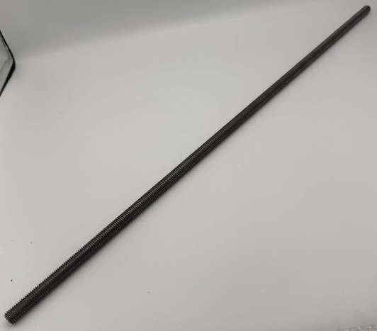 M12 - 1.75 X 635MM FULLY THREADED STRAIGHT ROD 1018 CD STEEL PLAIN PER PRINT