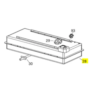 Veloci Heater Fuel Tank for Blaze 300 - Drain Plug Not included