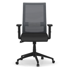 6560 MIMIC TASK CHAIR- Gray Mesh Back w/Black Fabric Seat