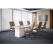 14010CHRBRN7811 - WREN EXECUTIVE CHAIR- Chrome & Brown