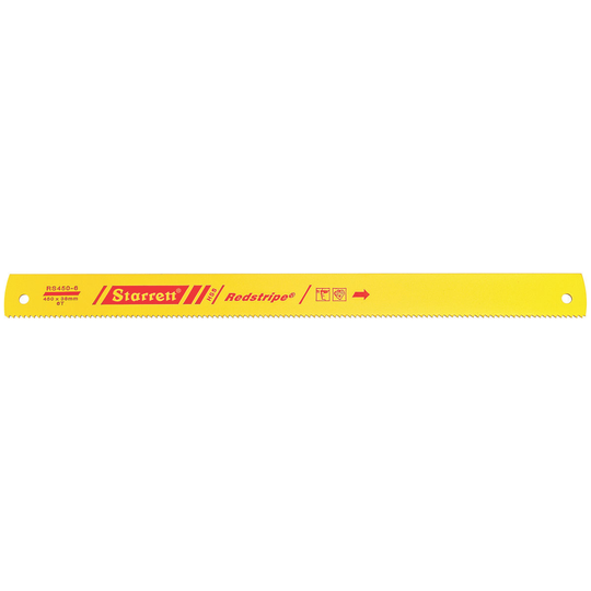 STARRETT RS450-6 18 x 1-1/2 x .075 x 6T, Redstripe Power Hacksaw Blade