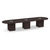 14' Classic Racetrack Conference Table with Cube Base - Espresso