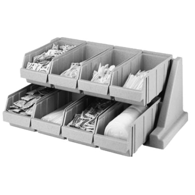 Cambro 8RS8480 Organizer Rack with 8 Bins