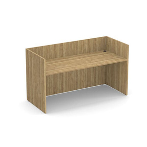 PL169NTT GALLERY DESK- NO TRANSACTION TOP- ASPEN