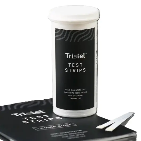 Tristel Test Strips (1 box test strips 50 per, user guide)