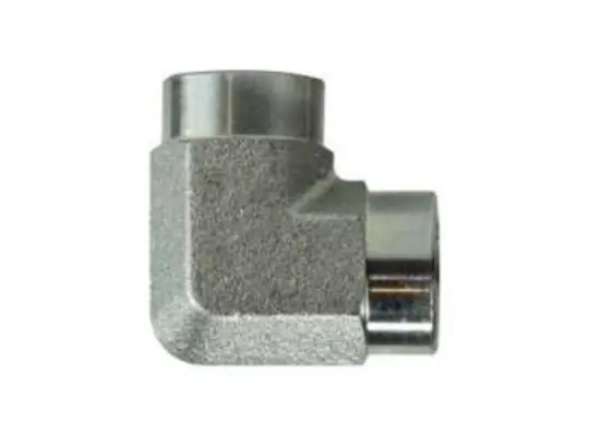 90 deg Elbow, 1-1/4 in FPT x 1-1/4 in FPT, Steel