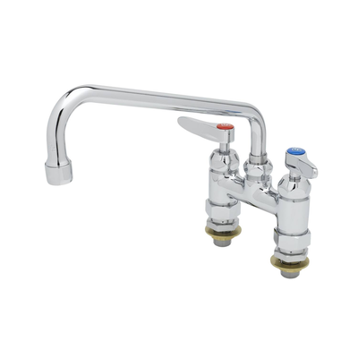 T&S Brass B-0225-CC-CR Double Pantry Faucet Deck Mount