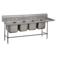 Advance Tabco 94-4-72-18R Regaline Sink 4-Compartment