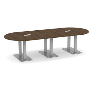 10ft Racetrack, Palmer base Conference Table: MODERN WALNUT PALRT3137NMWNBRU