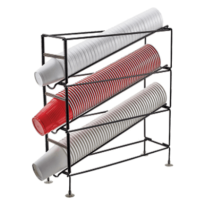 Winco CDR-3 Cup Dispensing Rack 3 Tiers 