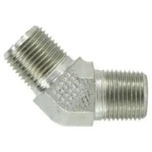 45 deg Elbow, 1 in MIP x 1 in MIP, Steel