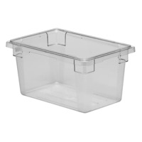 Cambro 12189CW135 Camwear 12"L x 18"W x 9"H Clear Food Storage Boxes