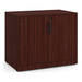 PL113 35"W DOUBLE DOOR CABINET- Mahogany
