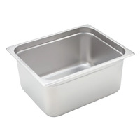 Winco SPJH-206 - Anti-Jam Steam Pan, 22 Gauge Stainless Steel, half-size