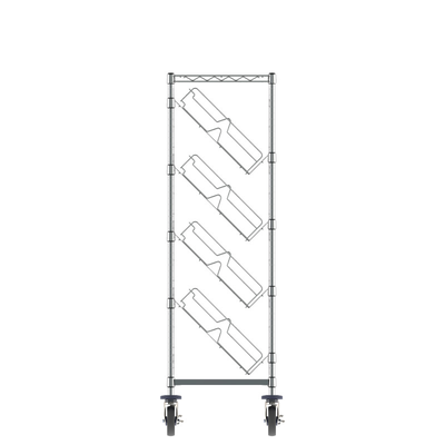Metro DC15EC Slanted-Shelf Merchandiser/Dispenser Rack Slanted Shelves Flat Top Shelf 24"W