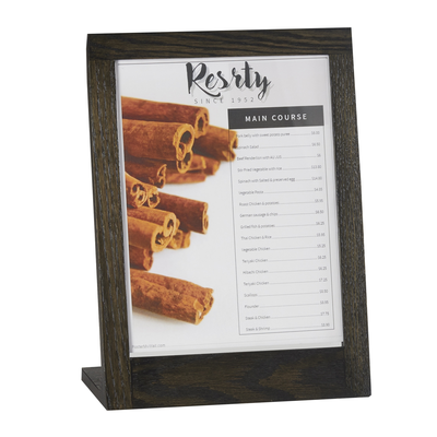 Cal-Mil 3825-811-87 10-3/8"W x 4-3/4"D x 13-3/4"H O.A. Cinderwood Cardholder