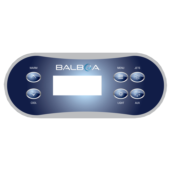 Balboa BP Series TP500S 6 Button Topside Overlay 80-17204