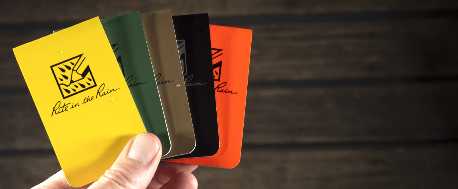 business-card sized notebooks multiple colors