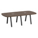 SIGAR7636N - 8 ft. Arena Conference Table w/Black Metal VA Leg