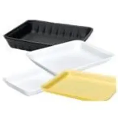 4PP 7 X 9.25 X 1.25 WHITE FOAM TRAY, DYNE-A-PAK, 500/CS