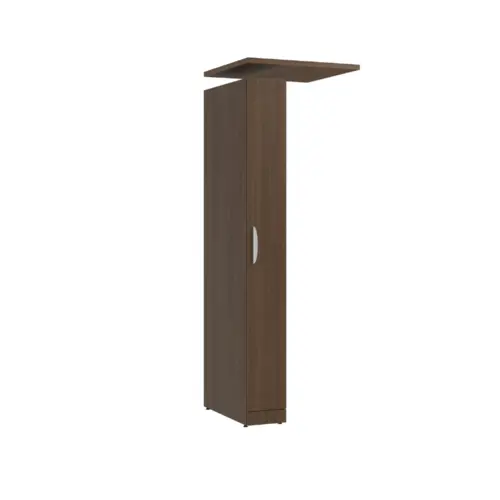 WARDROBE W/FULL TOP (CANNOT STAND ALONE) WALNUT