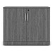 PL113 35"W DOUBLE DOOR CABINET- Newport Gray