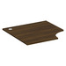 PLT3636 36" x 36" CORNER WORK SURFACE - Modern Walnut