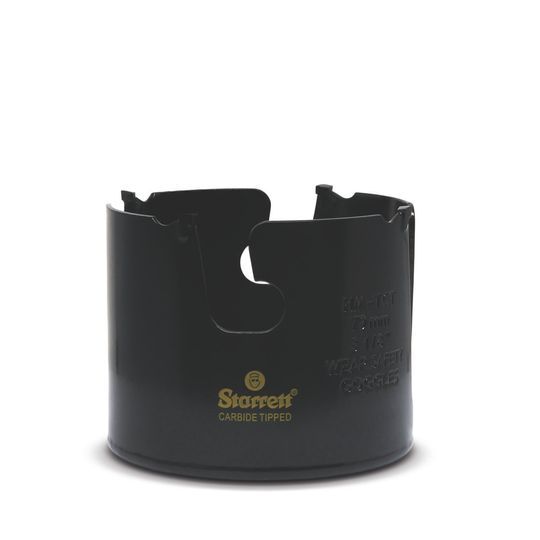 STARRETT MPH0318 3-1/8'' (79mm) Carbide Tipped Multi-Purpose Hole Saw