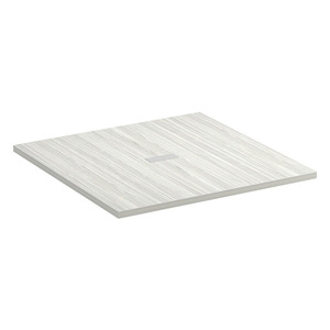 PL639T - 47" x 47" ARENA SQUARE TABLE TOP - Silver Birch
