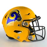 Chrome Finish Football Helmet Decals