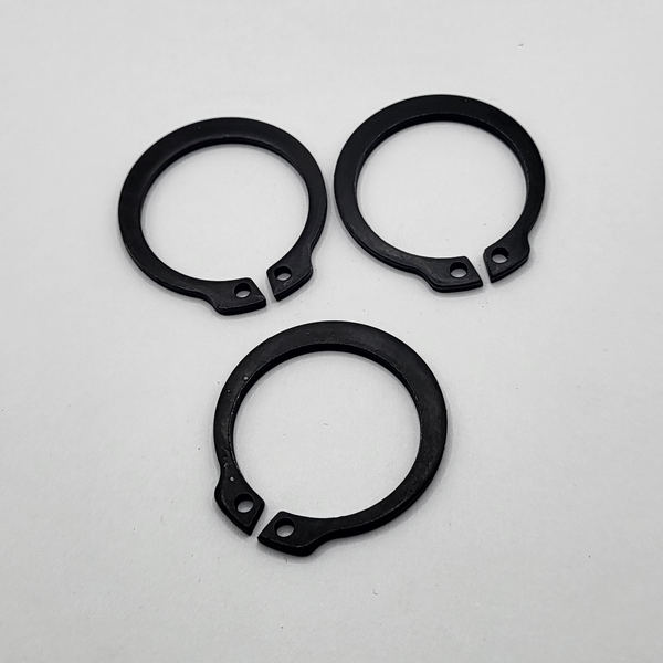ROTOR CLIP SHR-125 ST PD -REF- 1 1/4" SHAFT 1.150" FREE HEAVY DUTY EXTERNAL RETAINING RING 1070 - 1090 STEEL BLACK PHOSPHATE & OIL