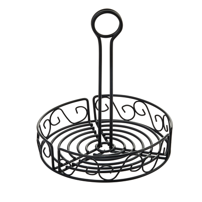 Winco WBKH-6R 6-1/4" Dia. X 9"H Condiment Caddy