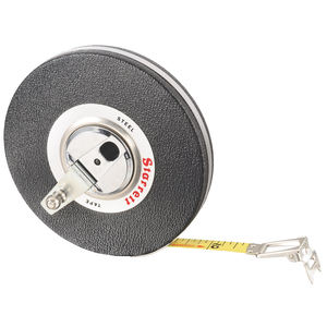 STARRETT 530-100 3/8'' x 100' Steel Long Tape, Closed Reel, English