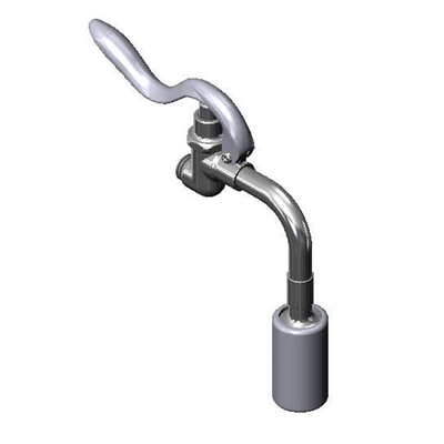 T&S Brass B-0107-C90 Spray Valve Low Flow Spray Action w/ Spray Head at 90 Degrees Angle