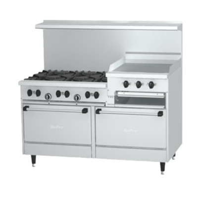 Garland/US Range X60-6R24RR Sunfire Restaurant Range Gas