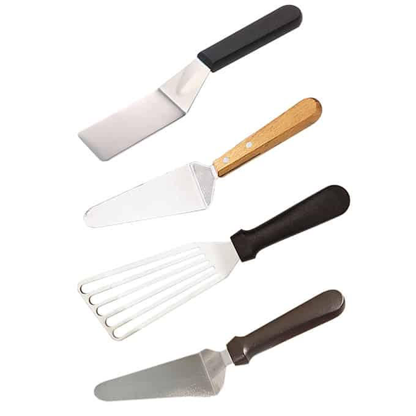 Wood-Handled Hamburger Turners/Pizza Servers