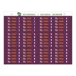 Gator Clip ID Adhesive Sticker Sheets