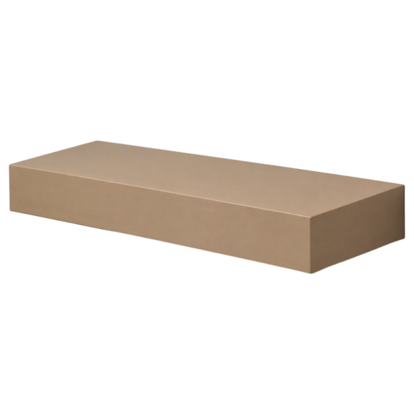 NATURAL STAIN FLOATING SHELF 30"