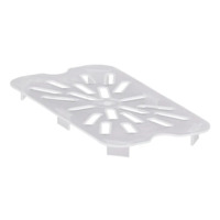 Cambro 40PPD190 Translucent 1/4 Size Drain Shelves