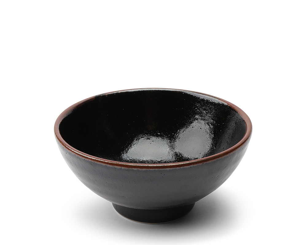 Black Tenmoku 7.5" Noodle Bowl 