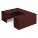 PL102 66"W x 30"D DESK SHELL - Mahogany