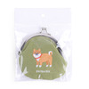 Coin Purse Shiba Inu Green